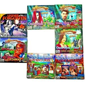 Lot 30 Legacy Mysteries Hidden Object Mystery Adventure PC Games CD-ROM Computer
